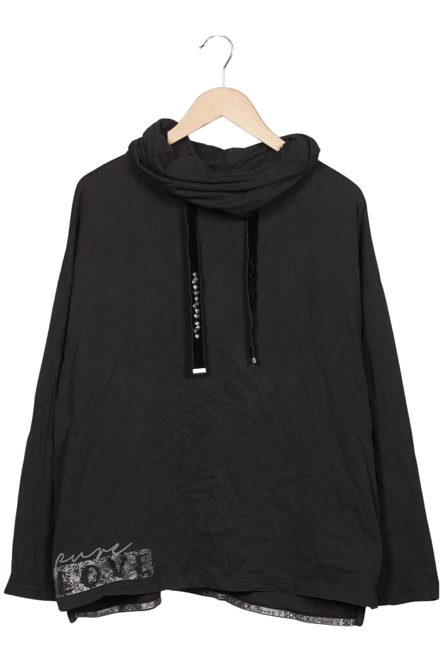 

Soccx Damen Sweatshirt, schwarz, Gr. 40