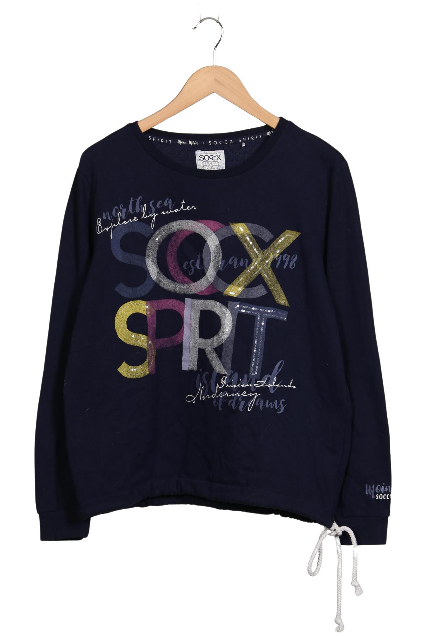 

Soccx Damen Sweatshirt, marineblau, Gr. 40