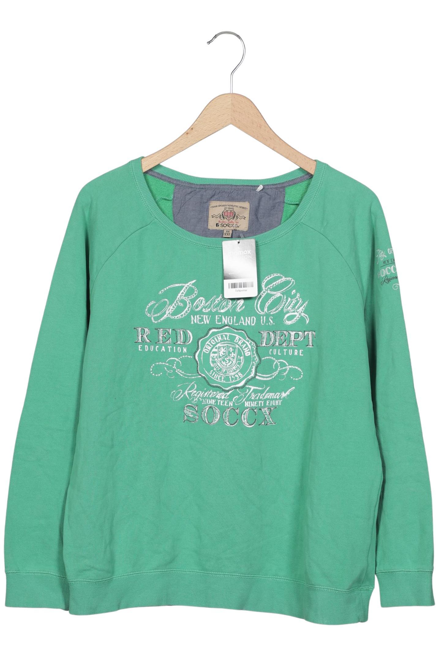 

Soccx Damen Sweatshirt, grün, Gr. 44