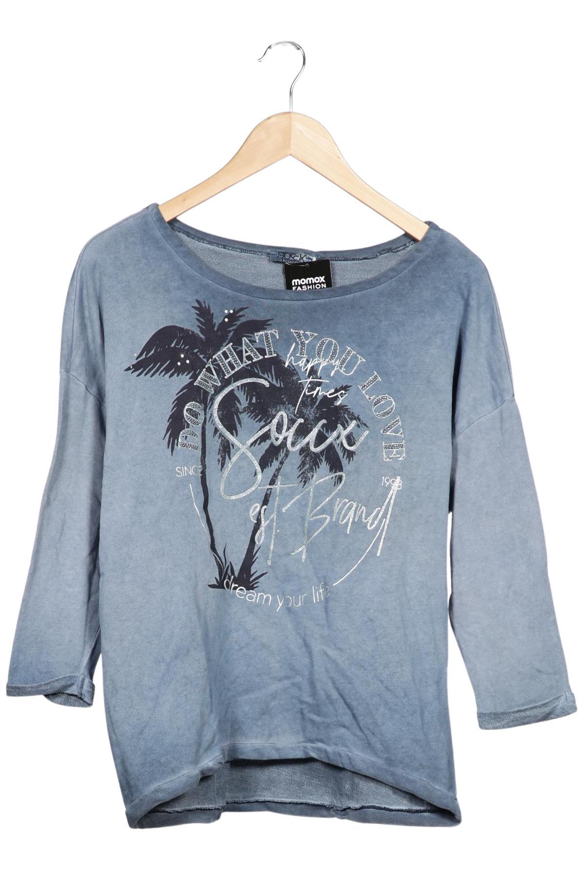 

Soccx Damen Sweatshirt, hellblau, Gr. 36