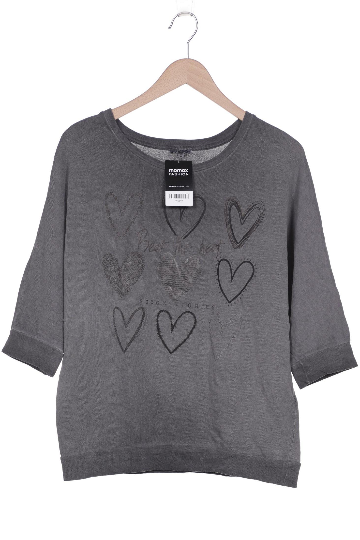

Soccx Damen Sweatshirt, grau, Gr. 38