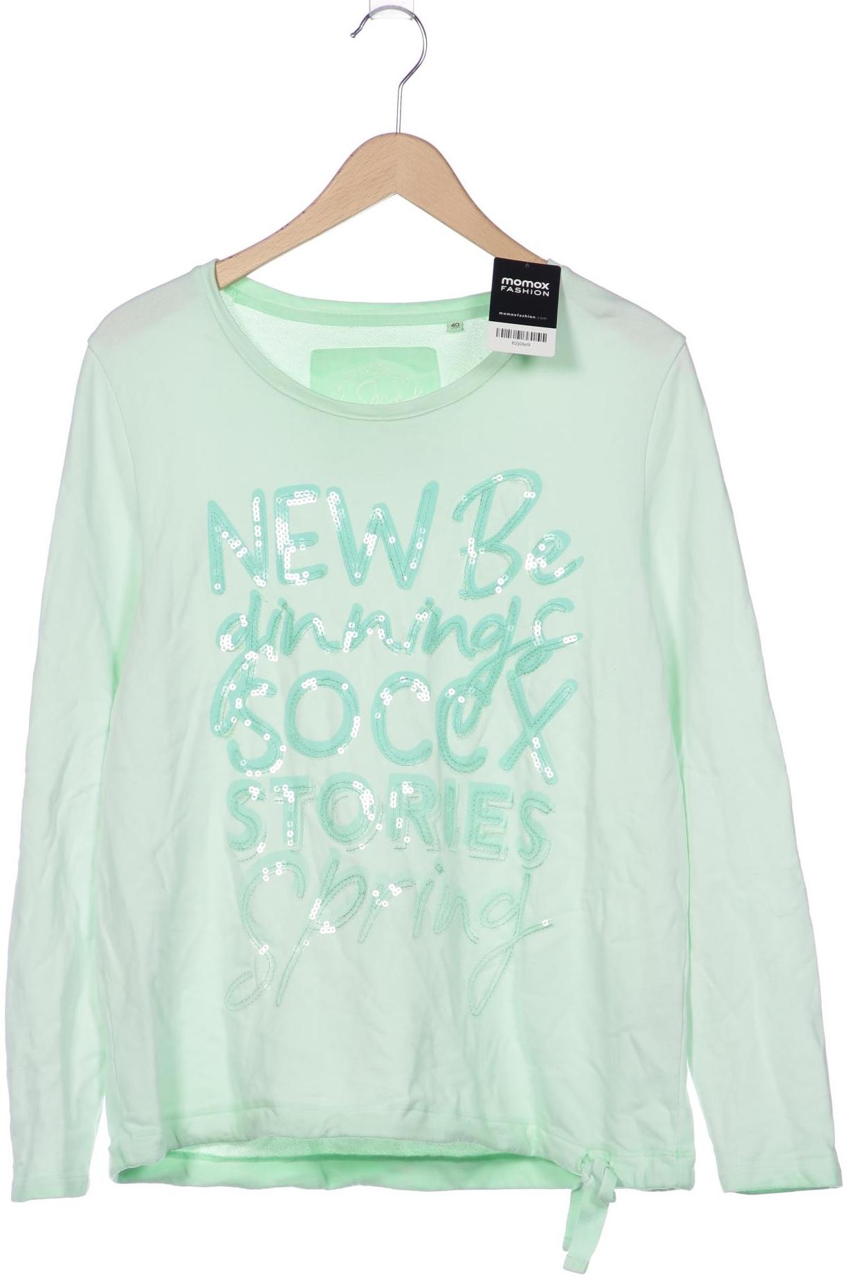 

Soccx Damen Sweatshirt, hellgrün, Gr. 40