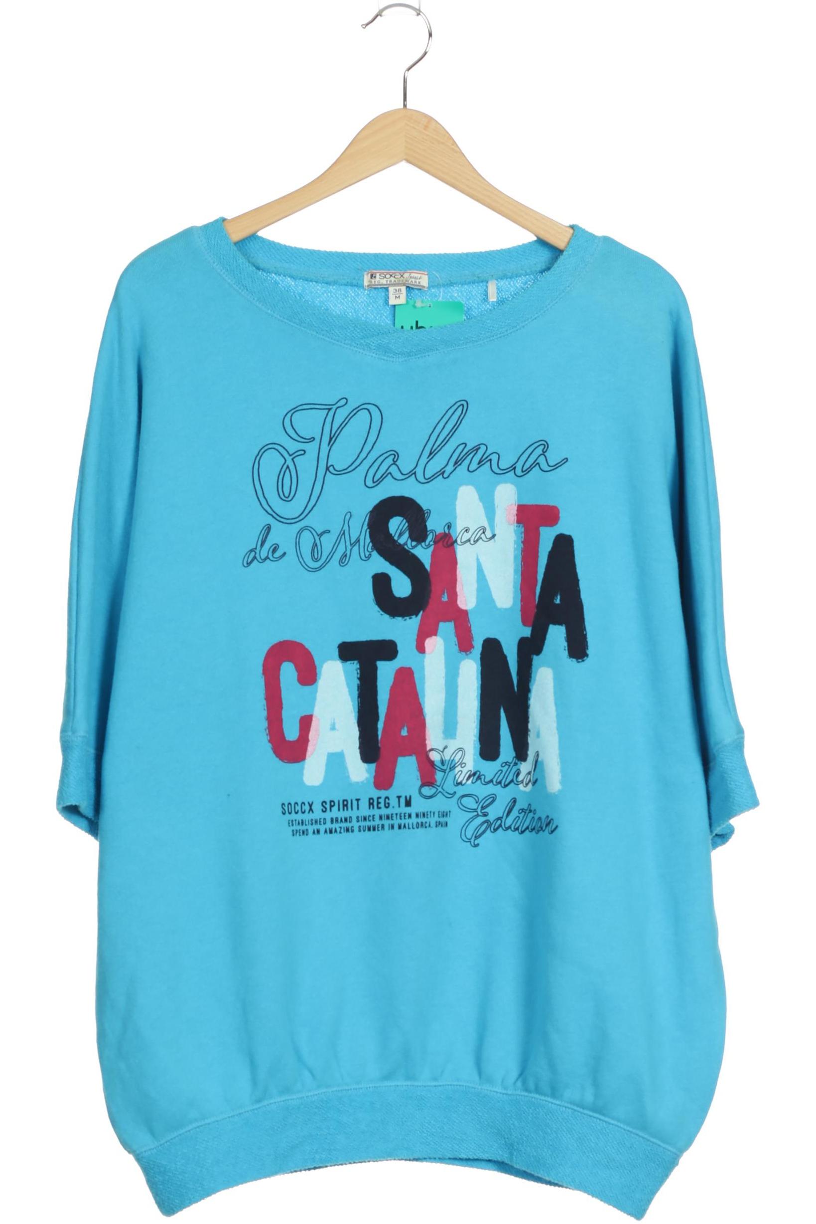 

Soccx Damen Sweatshirt, blau, Gr. 38