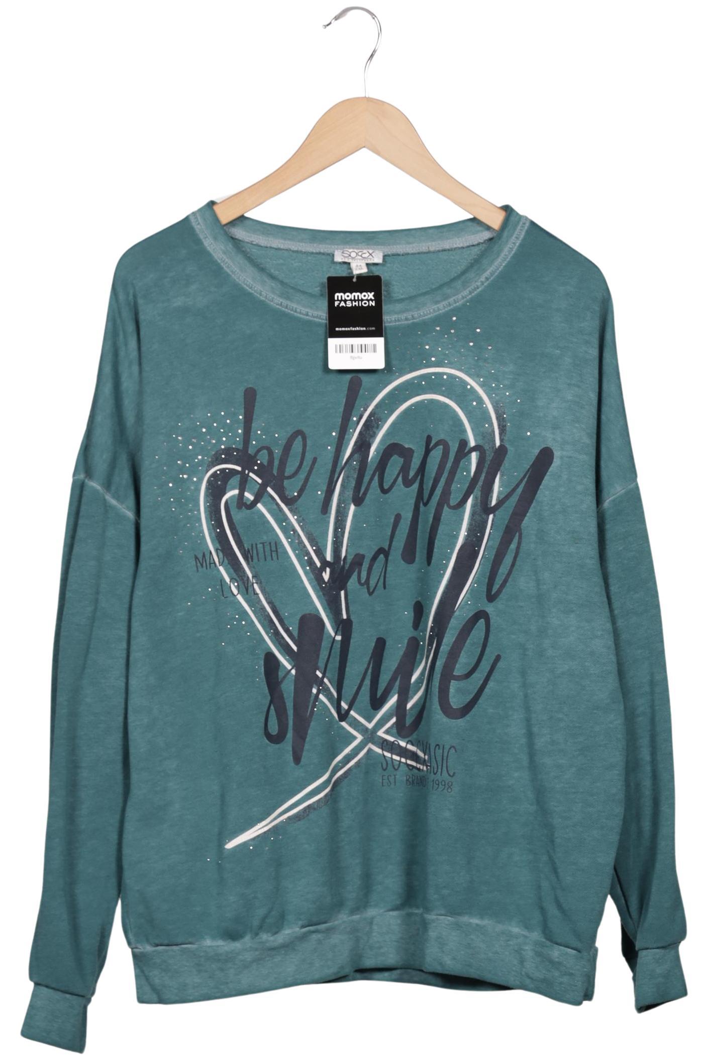 

Soccx Damen Sweatshirt, türkis, Gr. 44