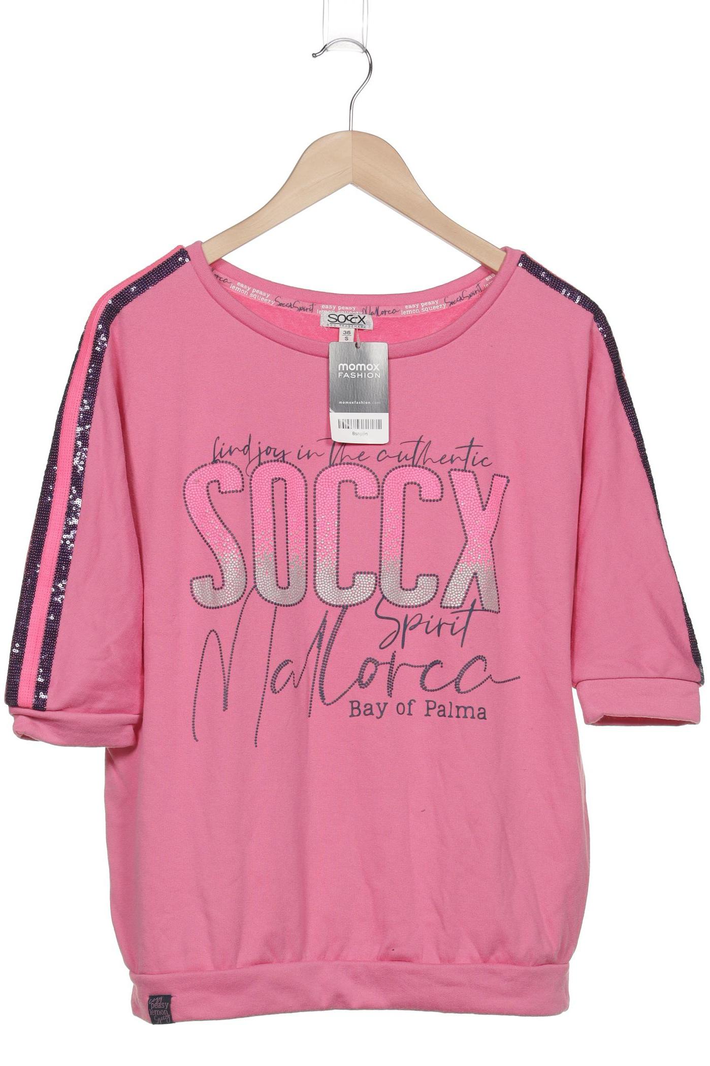 

Soccx Damen Sweatshirt, pink, Gr. 36
