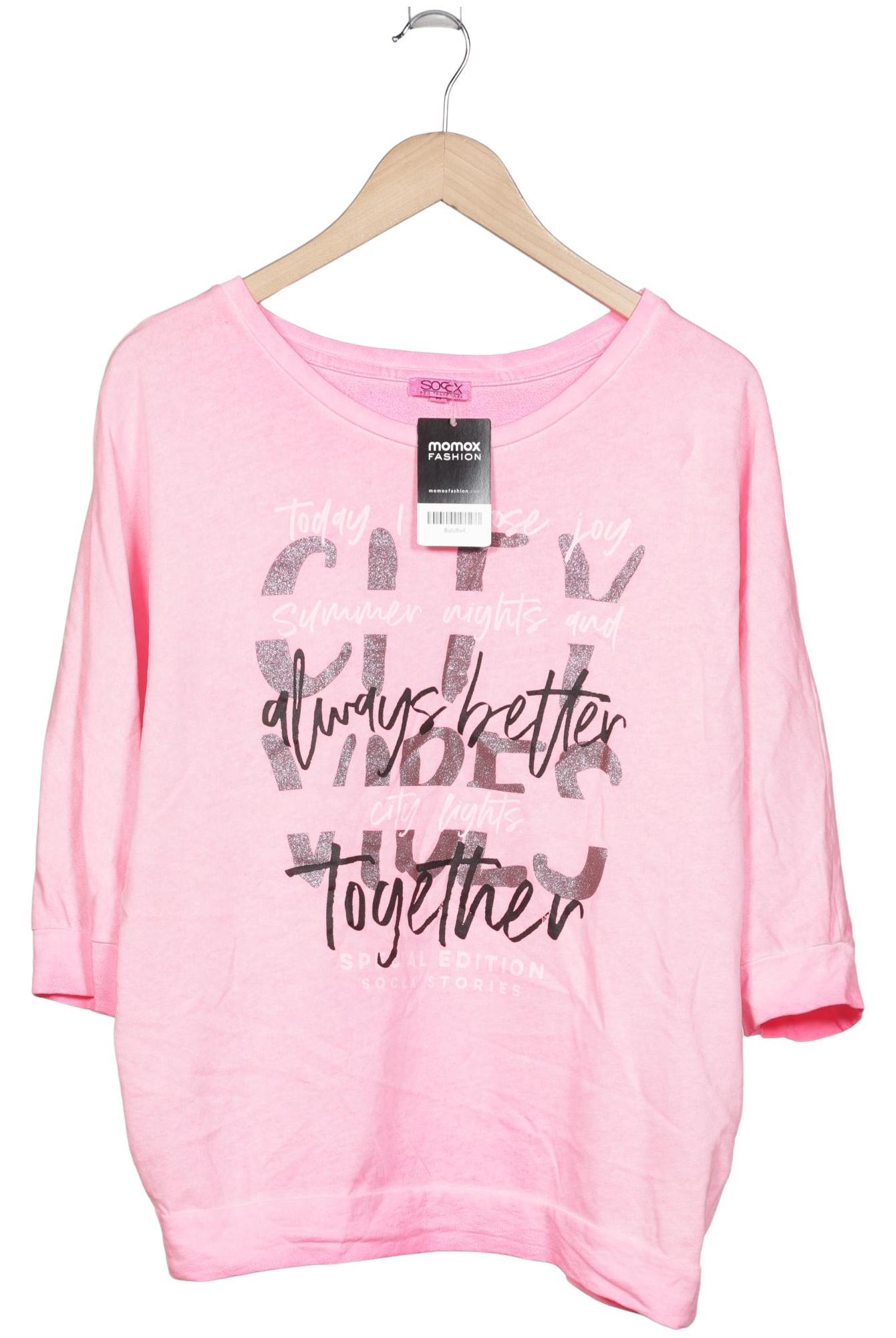 

Soccx Damen Sweatshirt, pink, Gr. 38