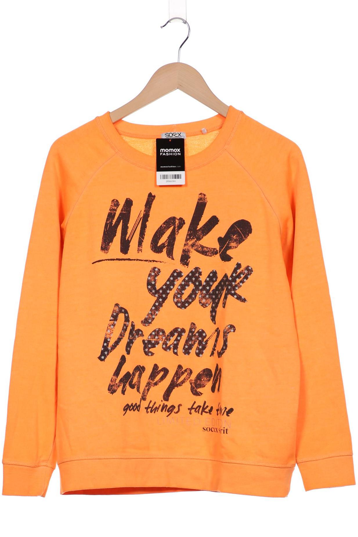 

SOCCX Damen Sweatshirt, orange