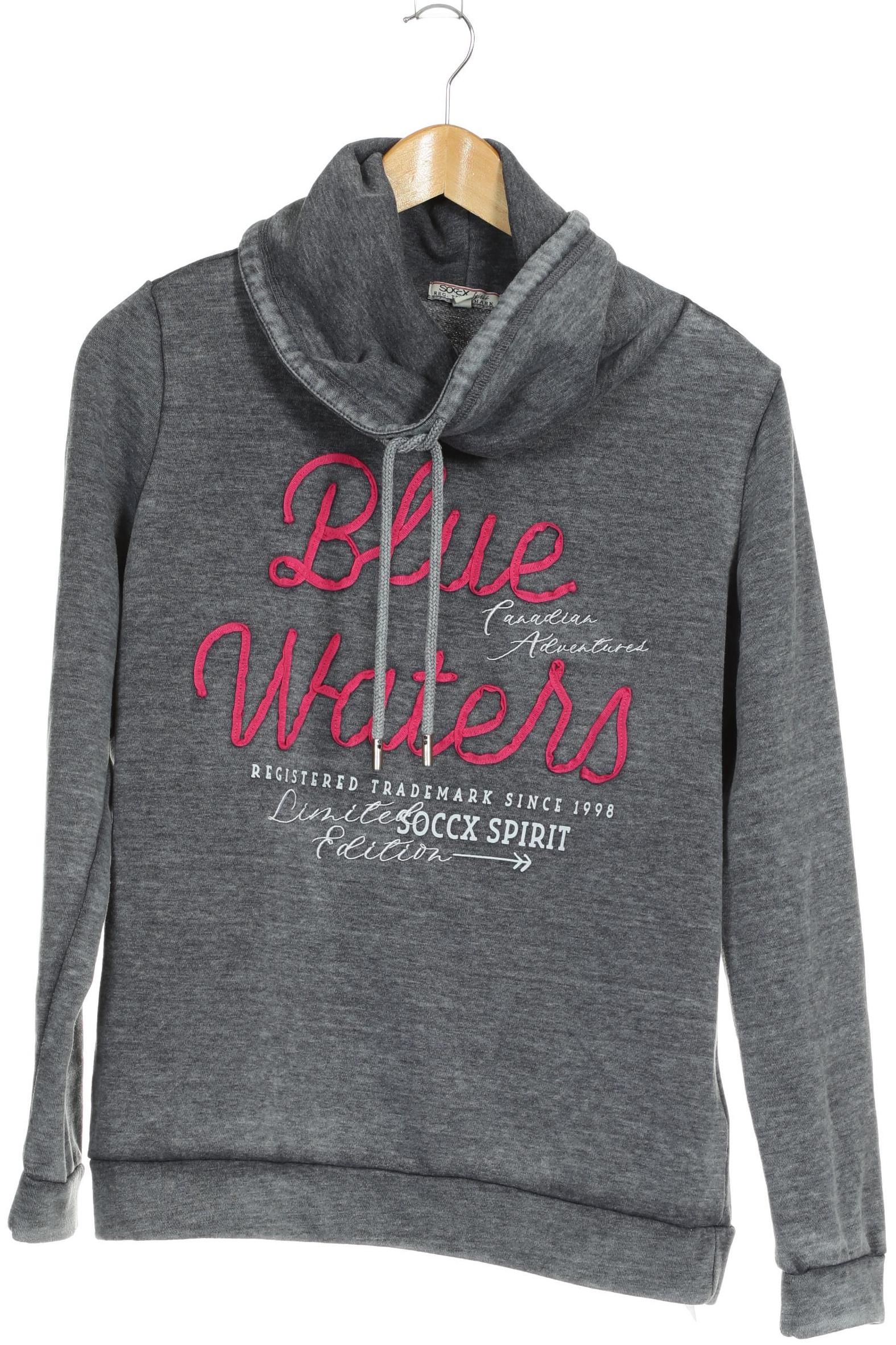

Soccx Damen Sweatshirt, grau, Gr. 38