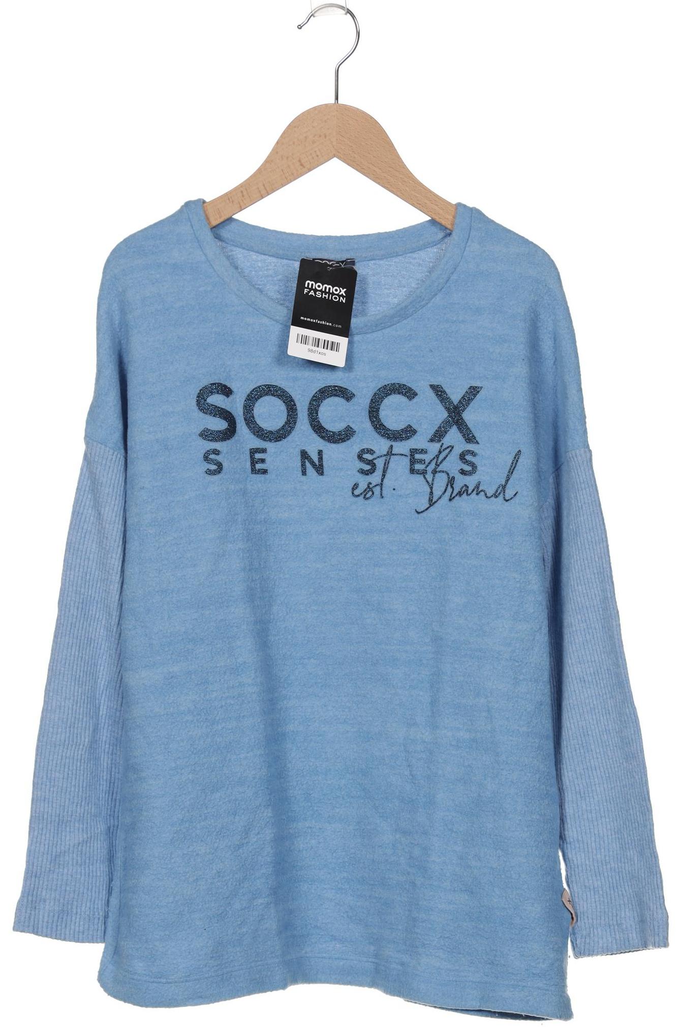 

Soccx Damen Sweatshirt, blau, Gr. 36