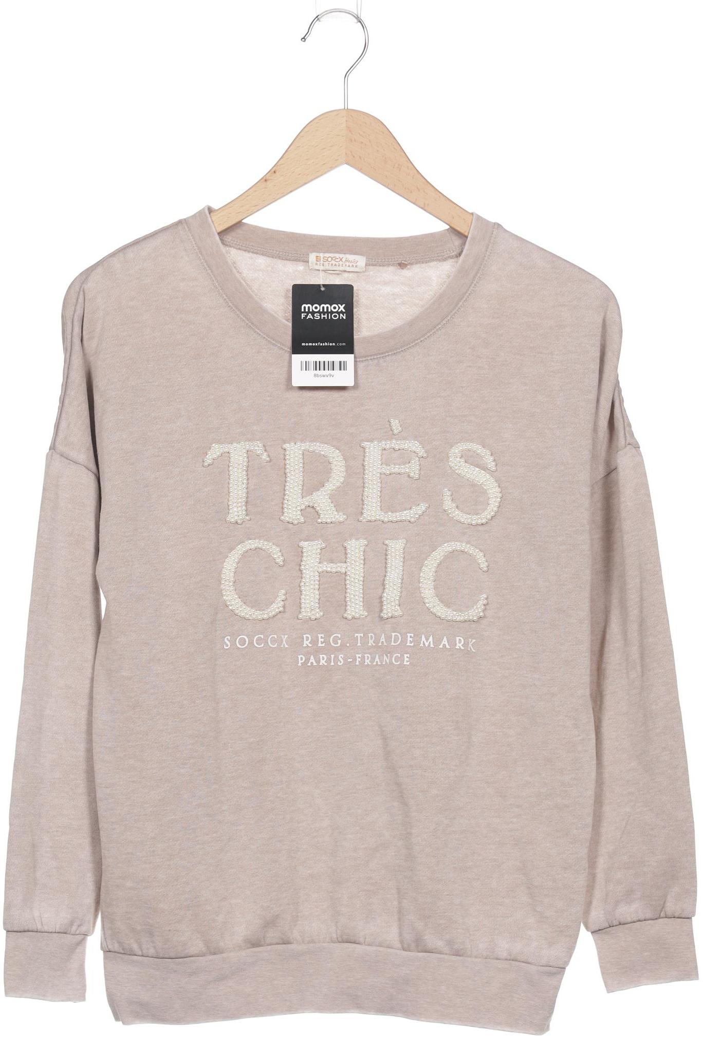 

Soccx Damen Sweatshirt, beige, Gr. 34