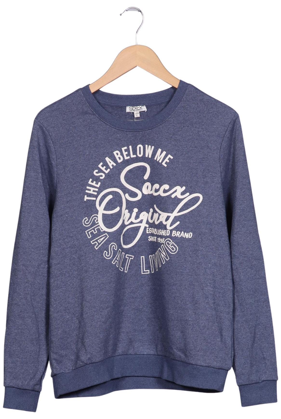 

Soccx Damen Sweatshirt, marineblau, Gr. 42