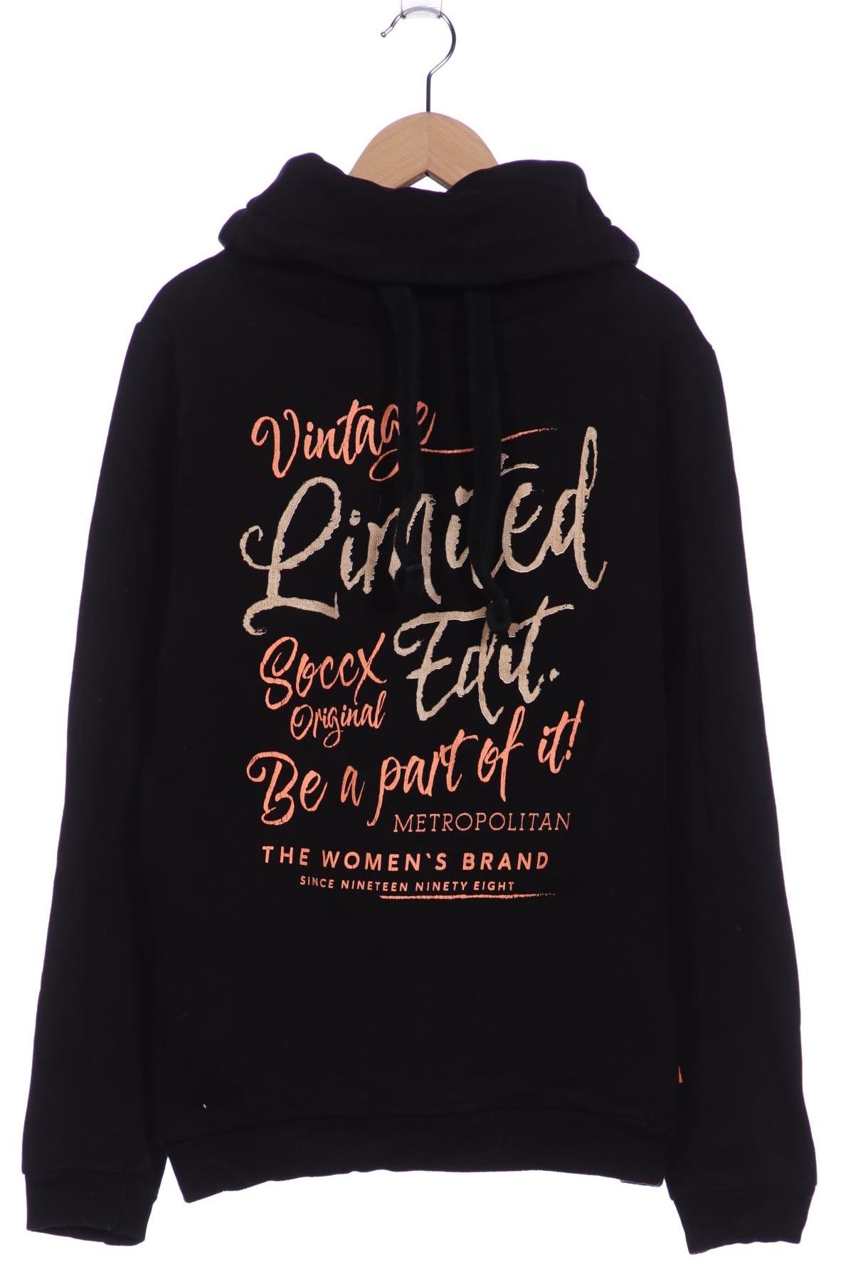 

Soccx Damen Sweatshirt, schwarz, Gr. 38