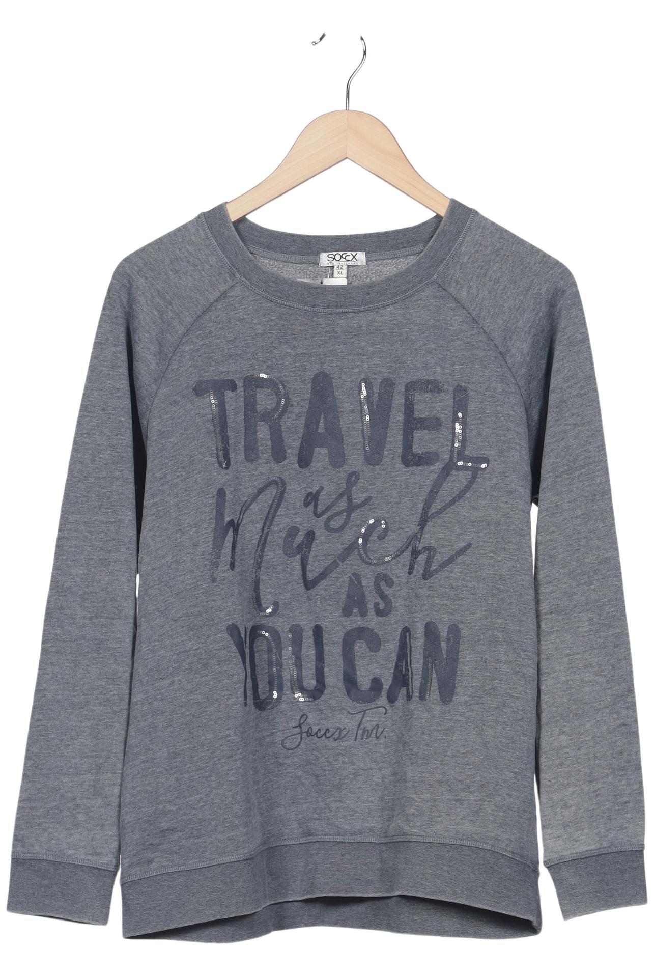 

Soccx Damen Sweatshirt, grau, Gr. 42