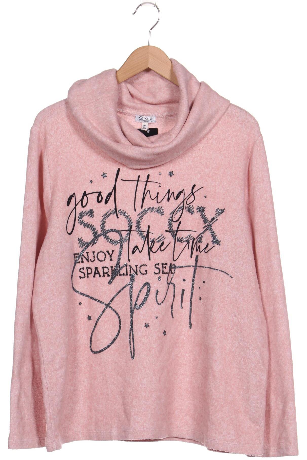 

Soccx Damen Sweatshirt, pink, Gr. 44