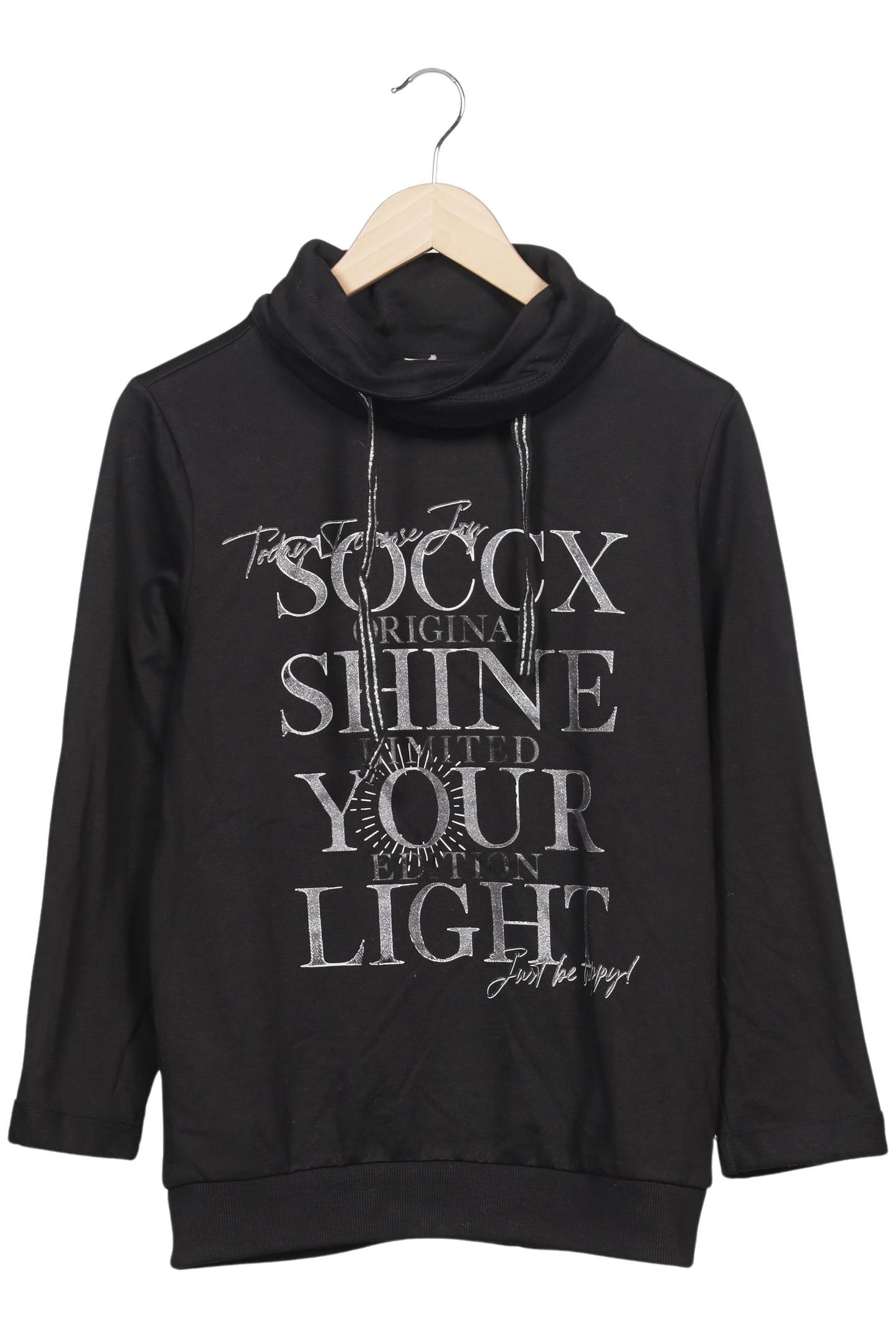 

Soccx Damen Sweatshirt, schwarz, Gr. 38