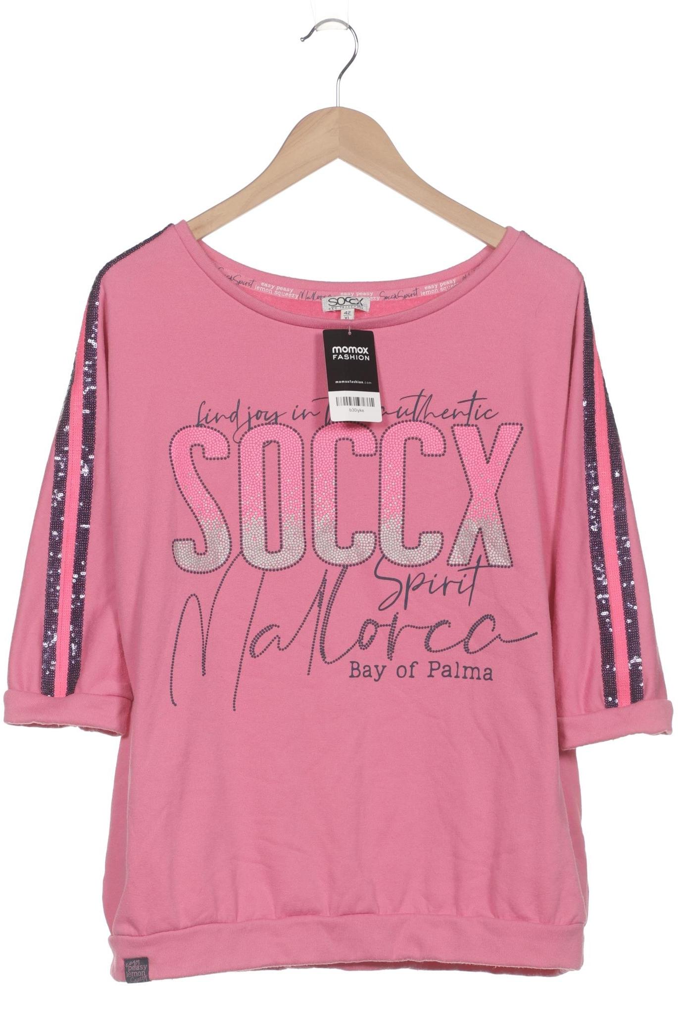 

Soccx Damen Sweatshirt, pink, Gr. 42
