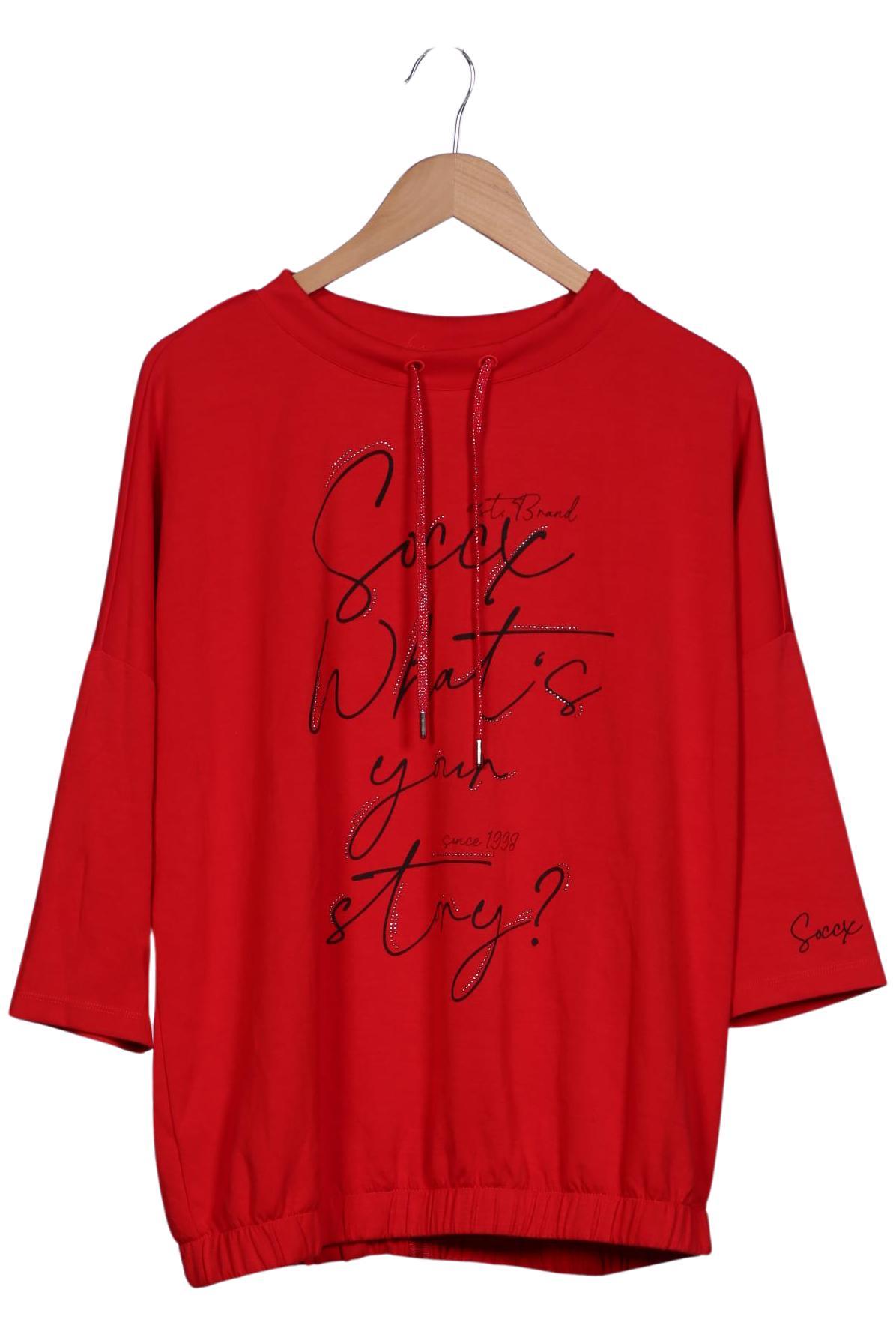 

Soccx Damen Sweatshirt, rot, Gr. 40