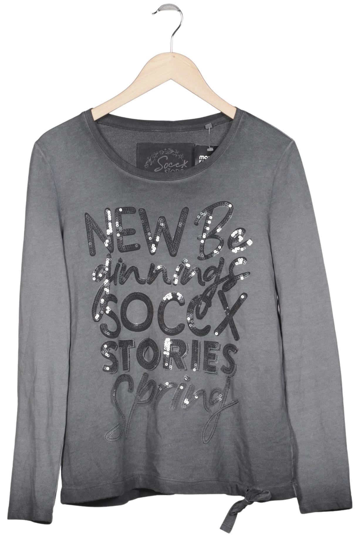 

Soccx Damen Sweatshirt, grau, Gr. 38