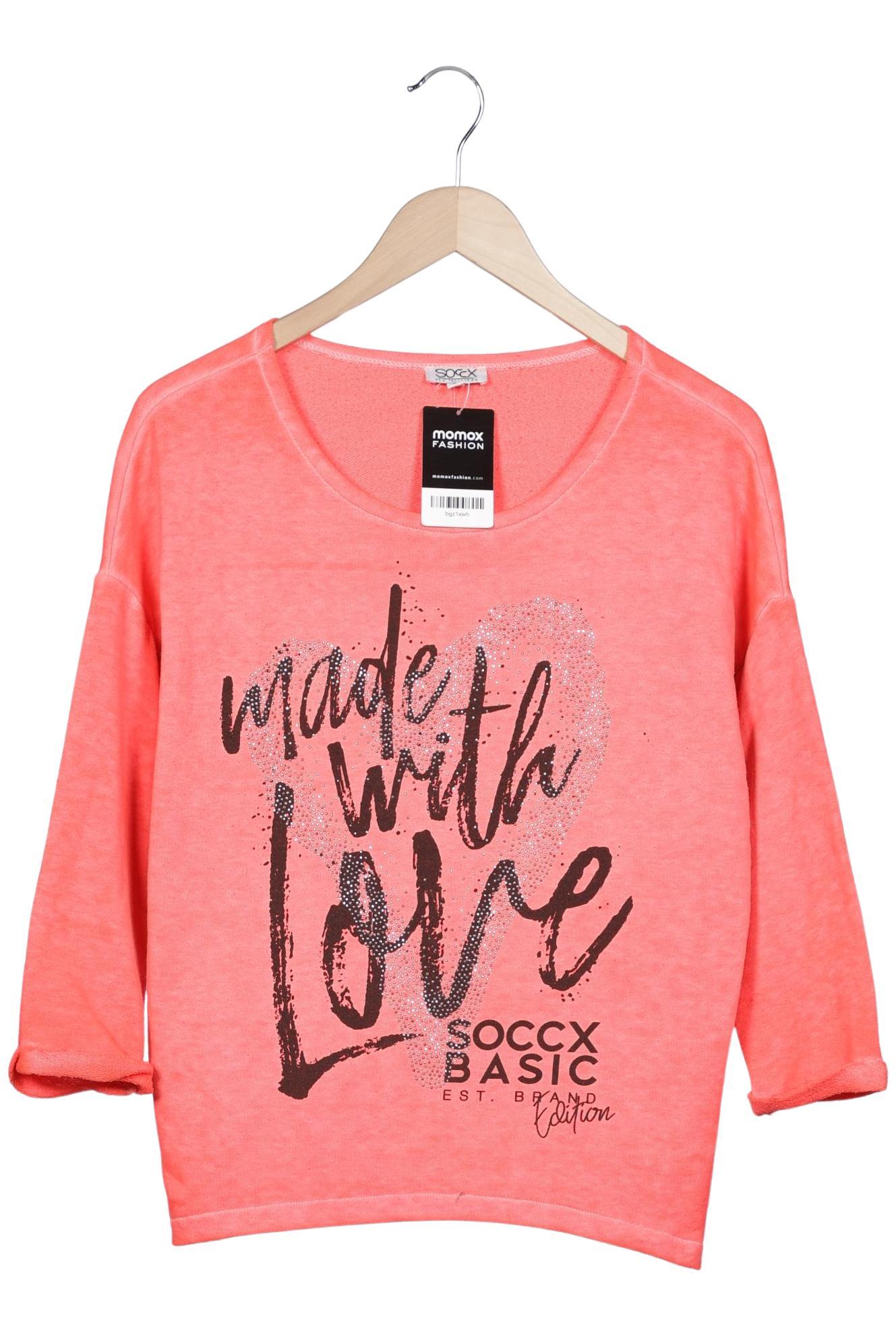 

Soccx Damen Sweatshirt, orange, Gr. 36
