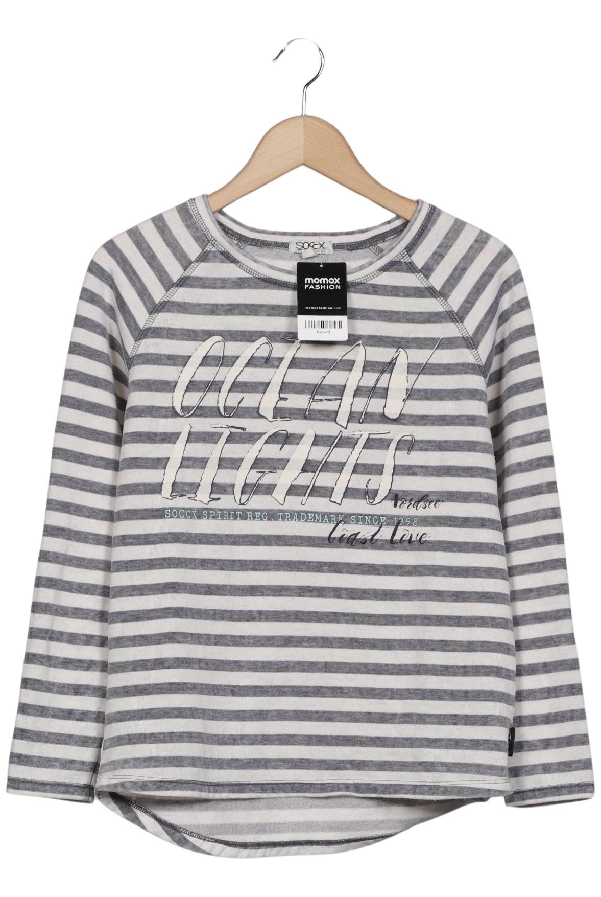 

Soccx Damen Sweatshirt, grau, Gr. 34