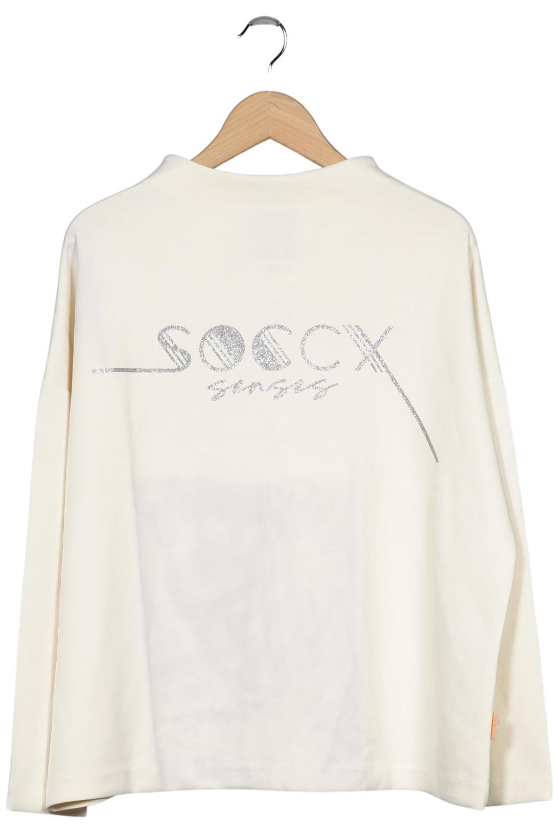 

Soccx Damen Sweatshirt, cremeweiß, Gr. 42