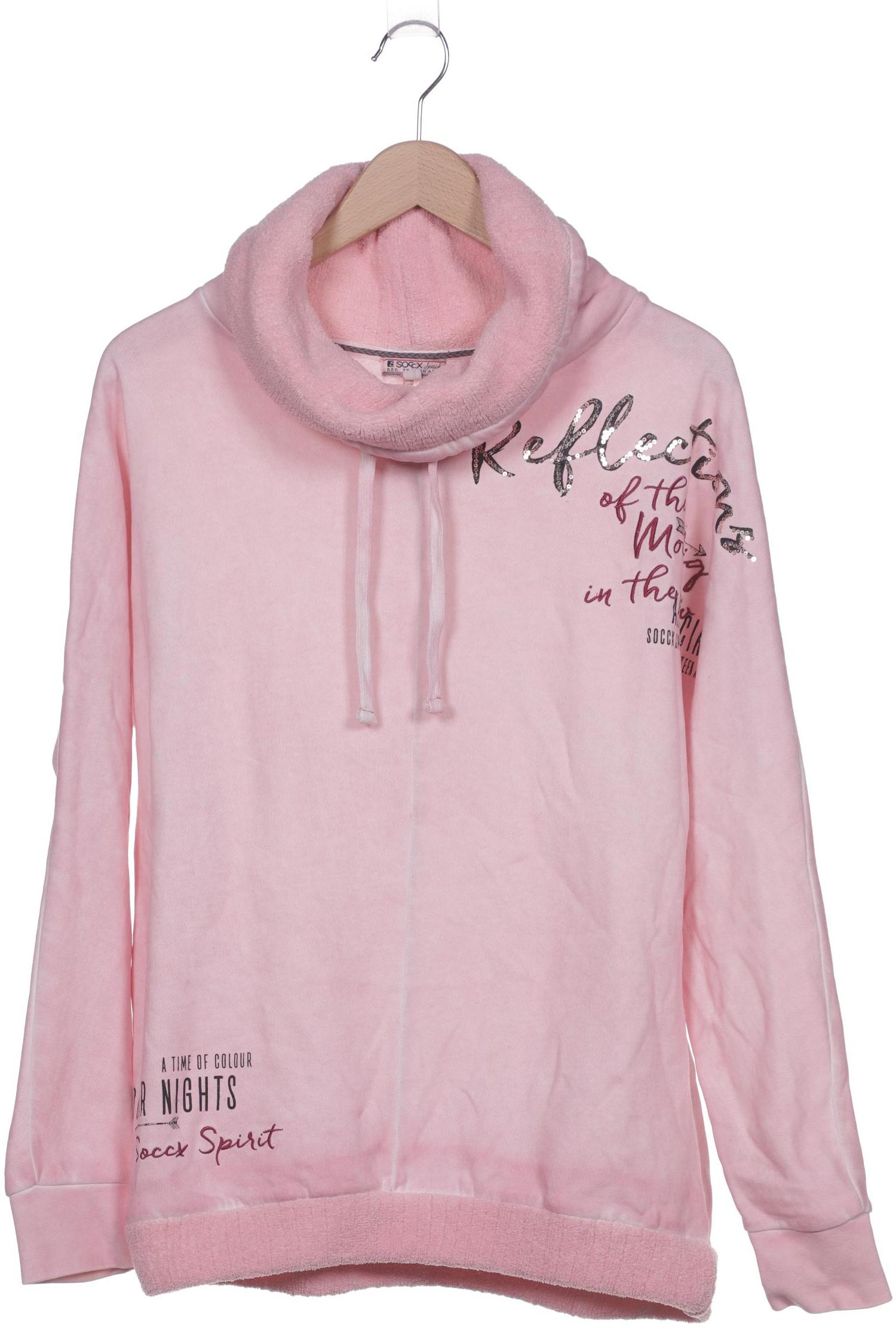 

Soccx Damen Sweatshirt, pink, Gr. 40