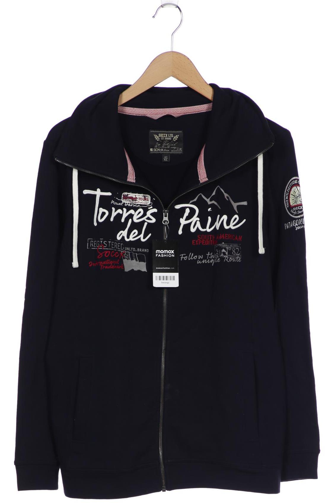 

SOCCX Damen Sweatshirt, marineblau