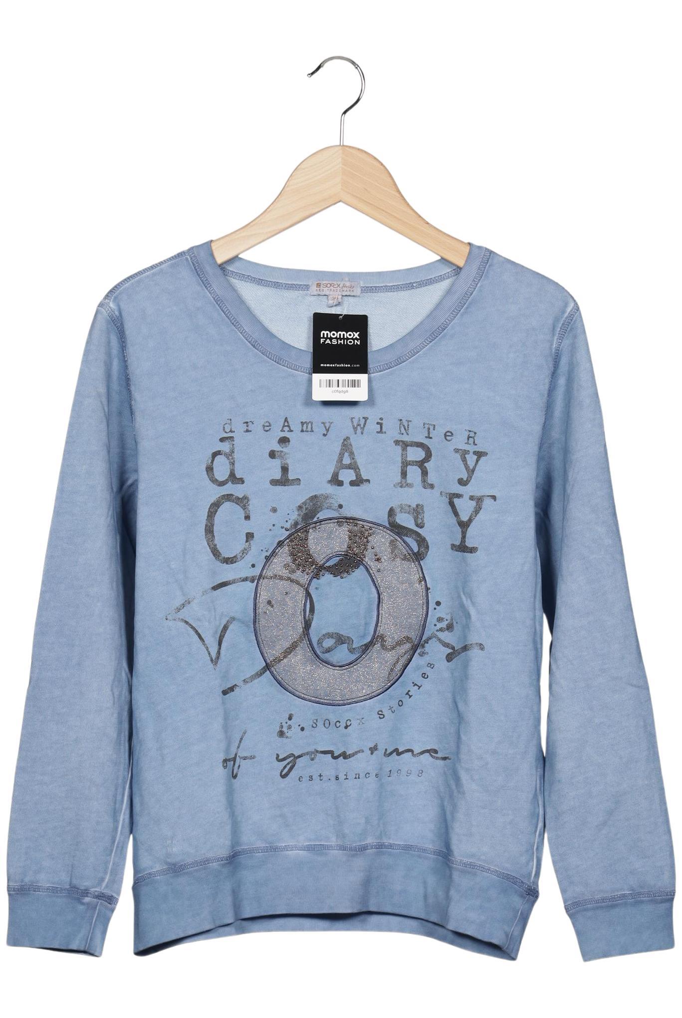 

Soccx Damen Sweatshirt, hellblau, Gr. 36