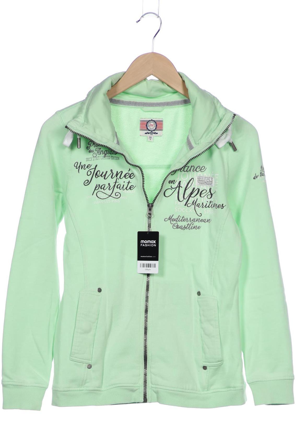 

Soccx Damen Sweatshirt, hellgrün, Gr. 36