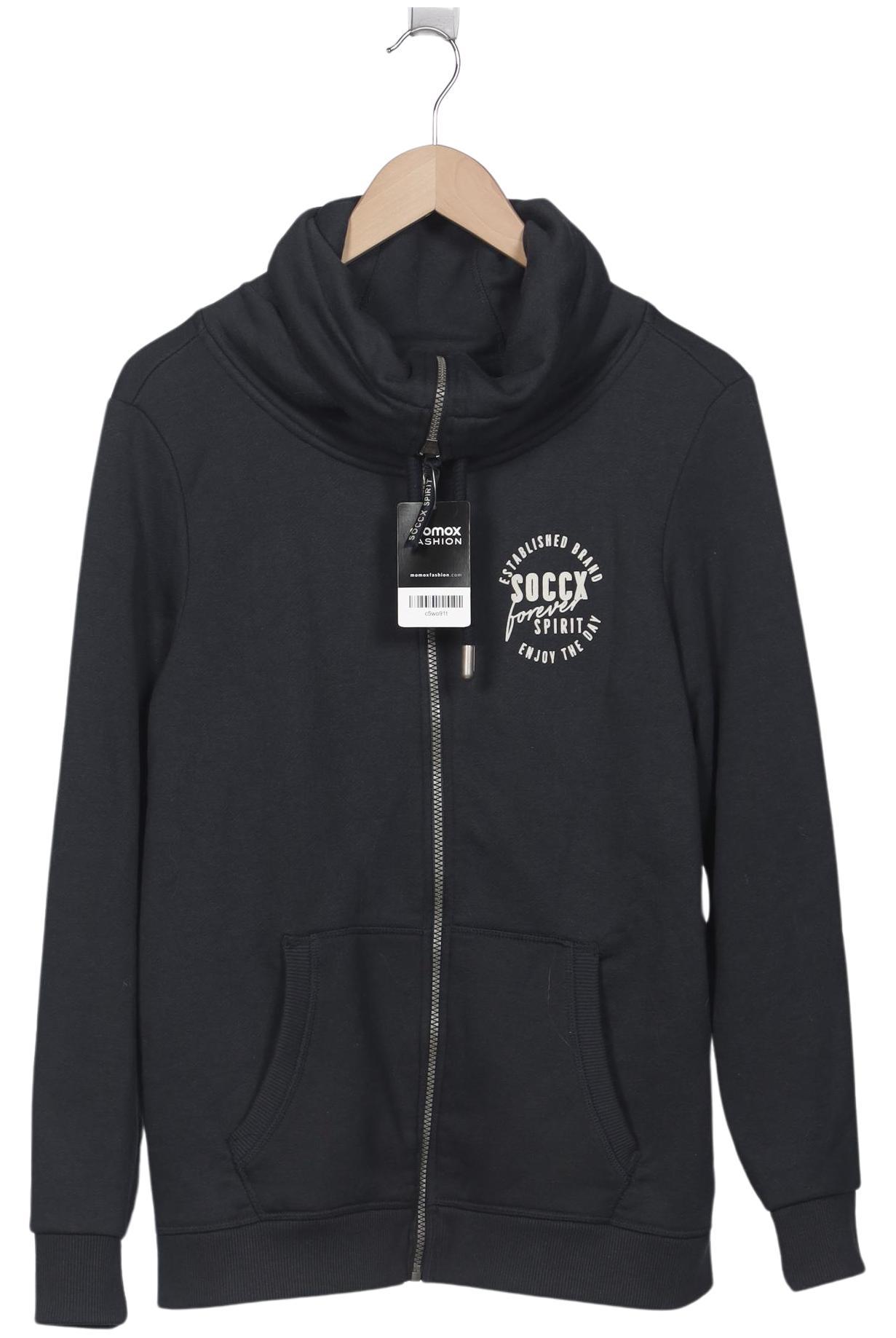 

Soccx Damen Sweatshirt, schwarz, Gr. 42