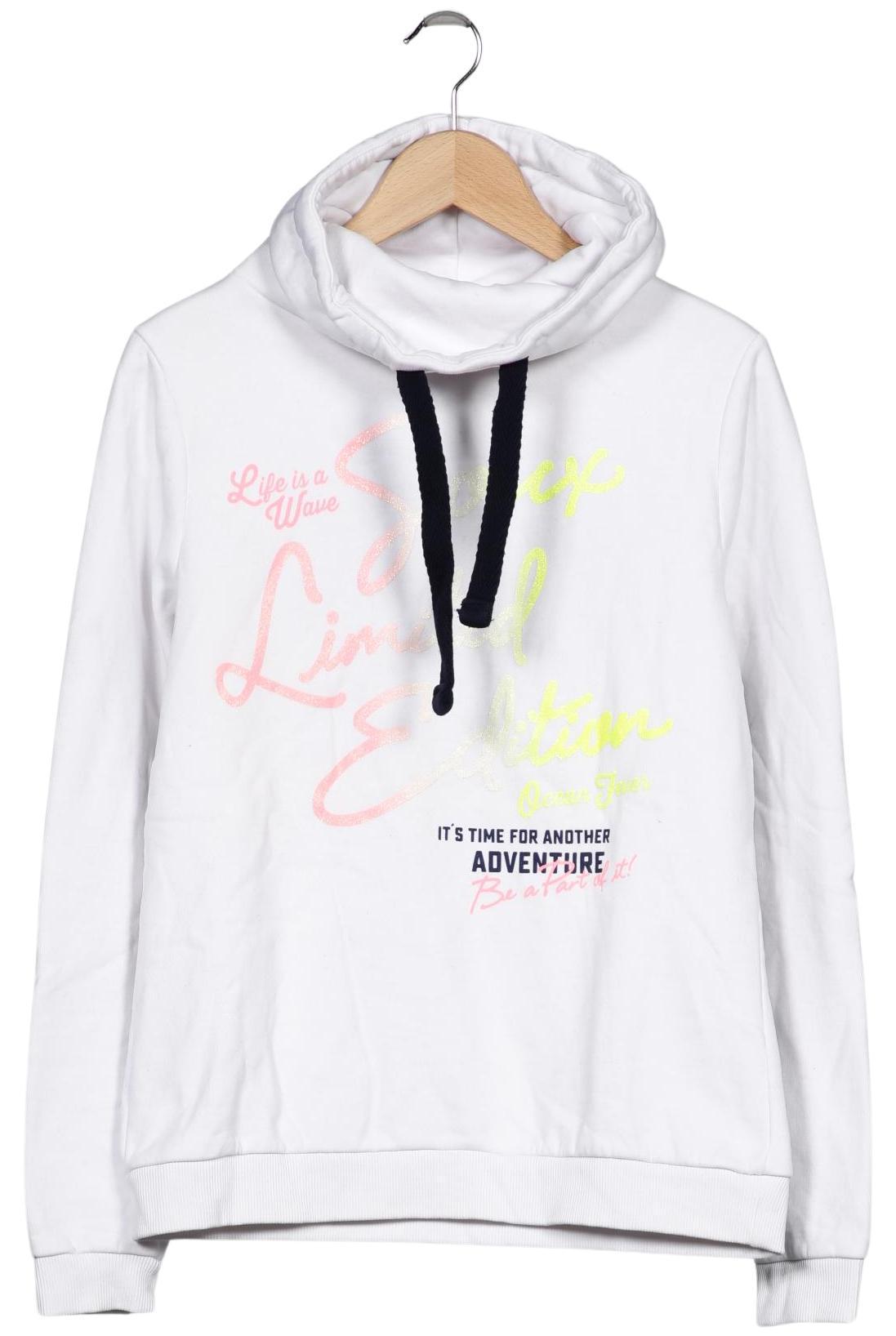 

Soccx Damen Sweatshirt, weiß, Gr. 38