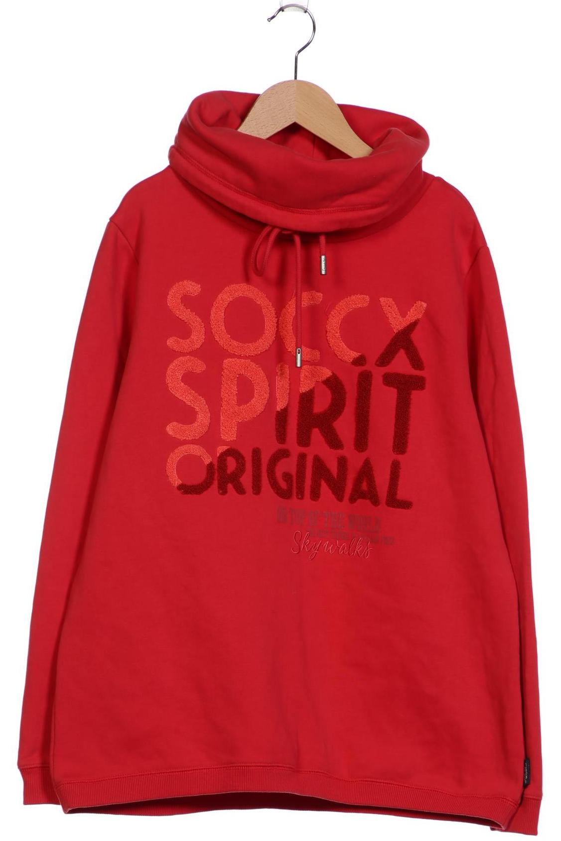 

Soccx Damen Sweatshirt, rot, Gr. 42