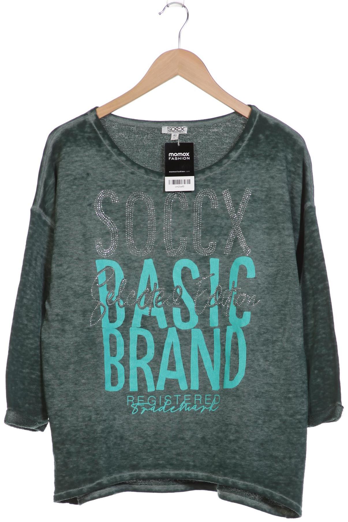 

Soccx Damen Sweatshirt, grün, Gr. 40