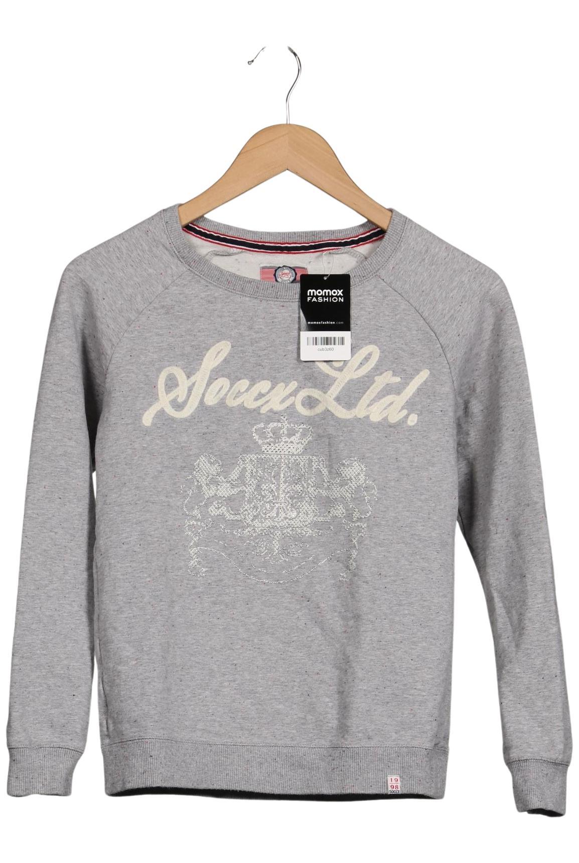 

Soccx Damen Sweatshirt, grau, Gr. 34