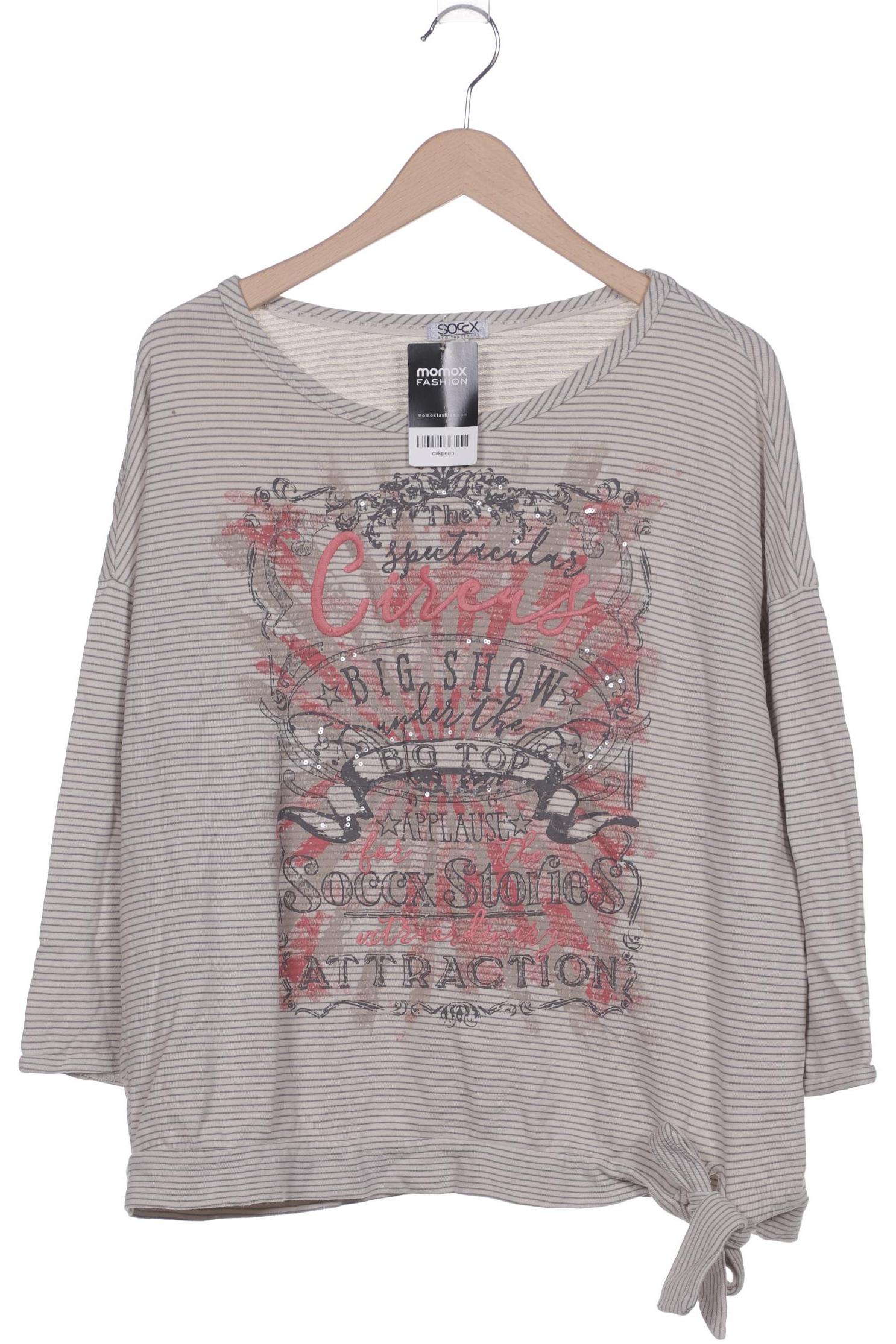 

Soccx Damen Sweatshirt, cremeweiß, Gr. 42