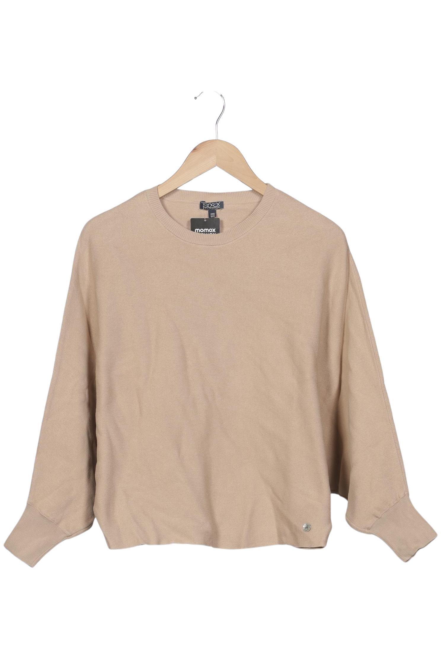 

Soccx Damen Sweatshirt, beige, Gr. uni