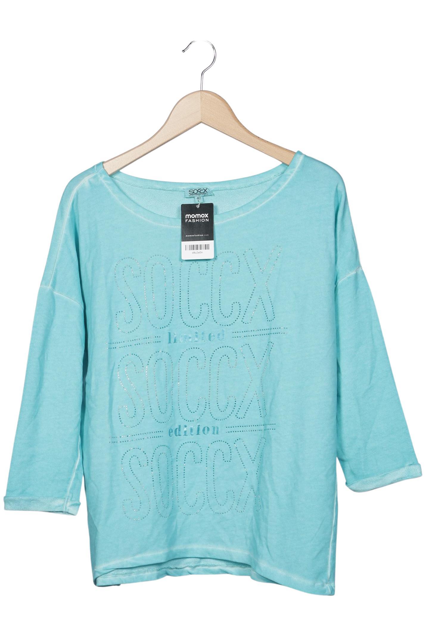 

Soccx Damen Sweatshirt, türkis, Gr. 40