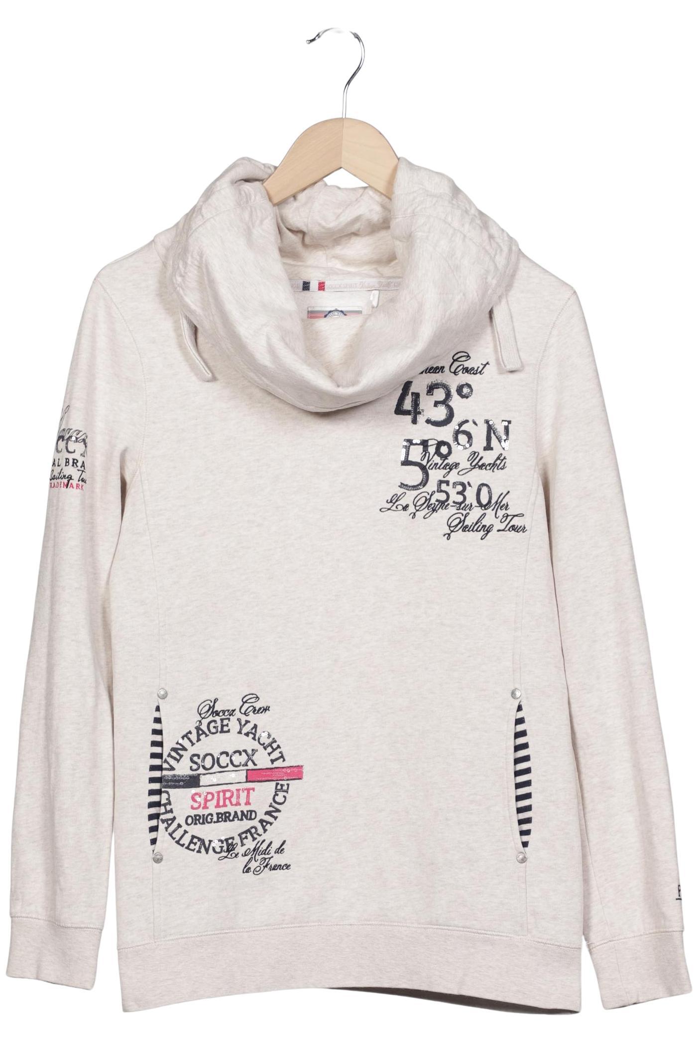 

Soccx Damen Sweatshirt, beige, Gr. 38