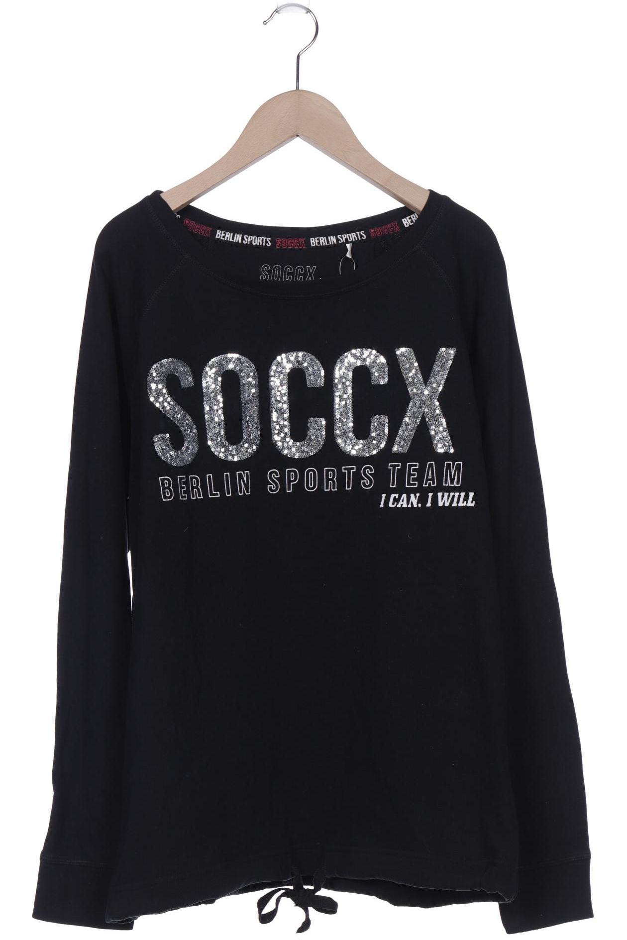 

Soccx Damen Sweatshirt, schwarz, Gr. 40