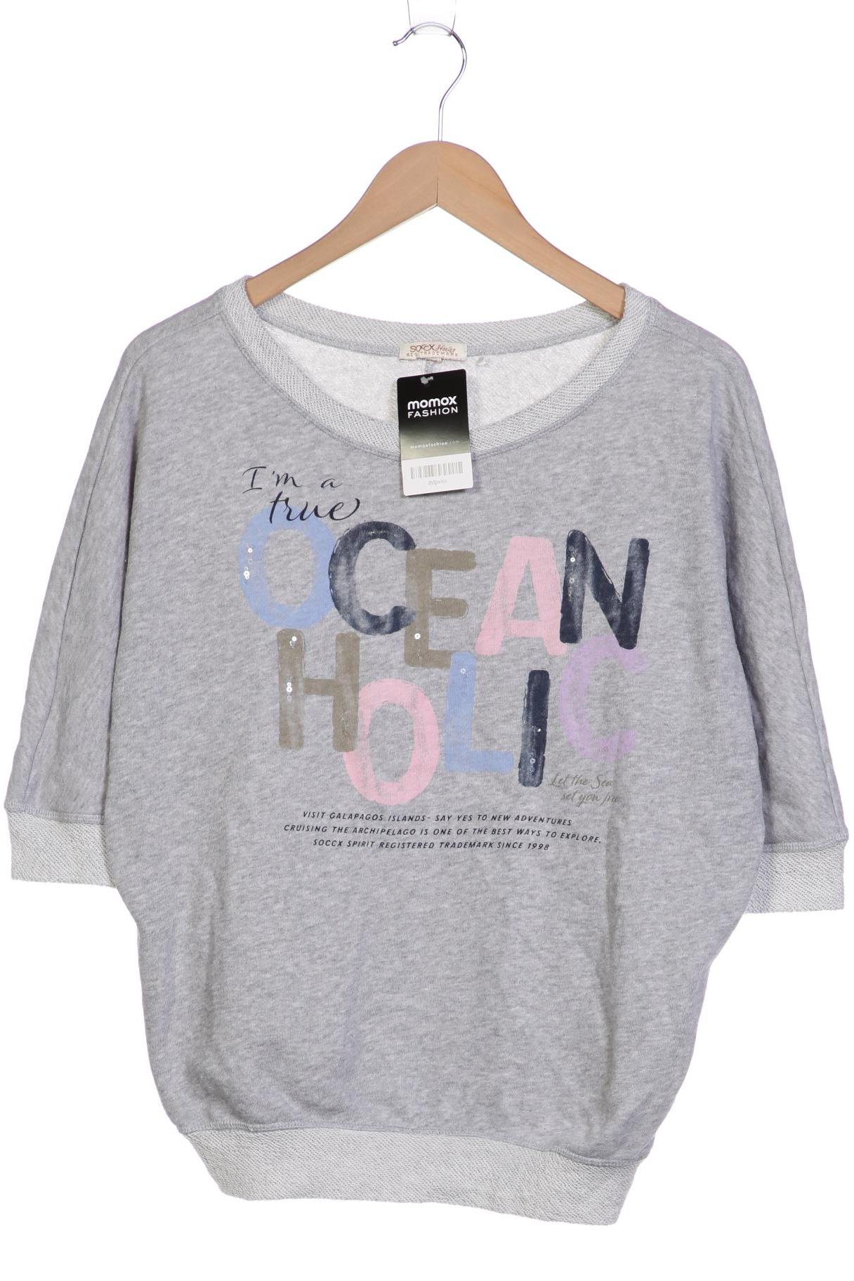 

SOCCX Damen Sweatshirt, grau