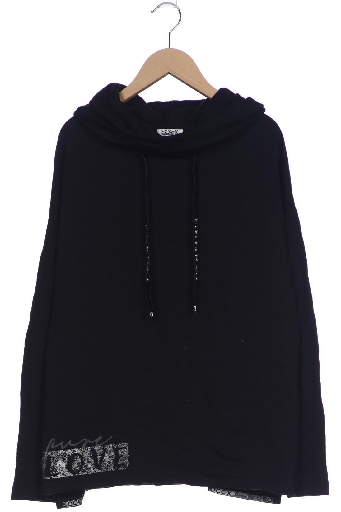 

Soccx Damen Sweatshirt, schwarz, Gr. 36