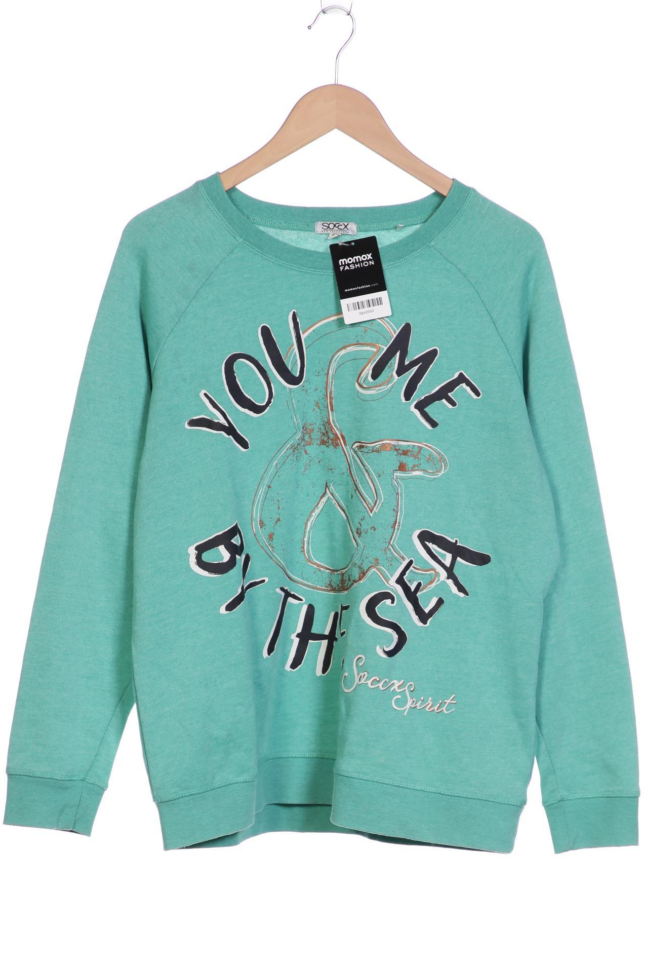 

SOCCX Damen Sweatshirt, türkis