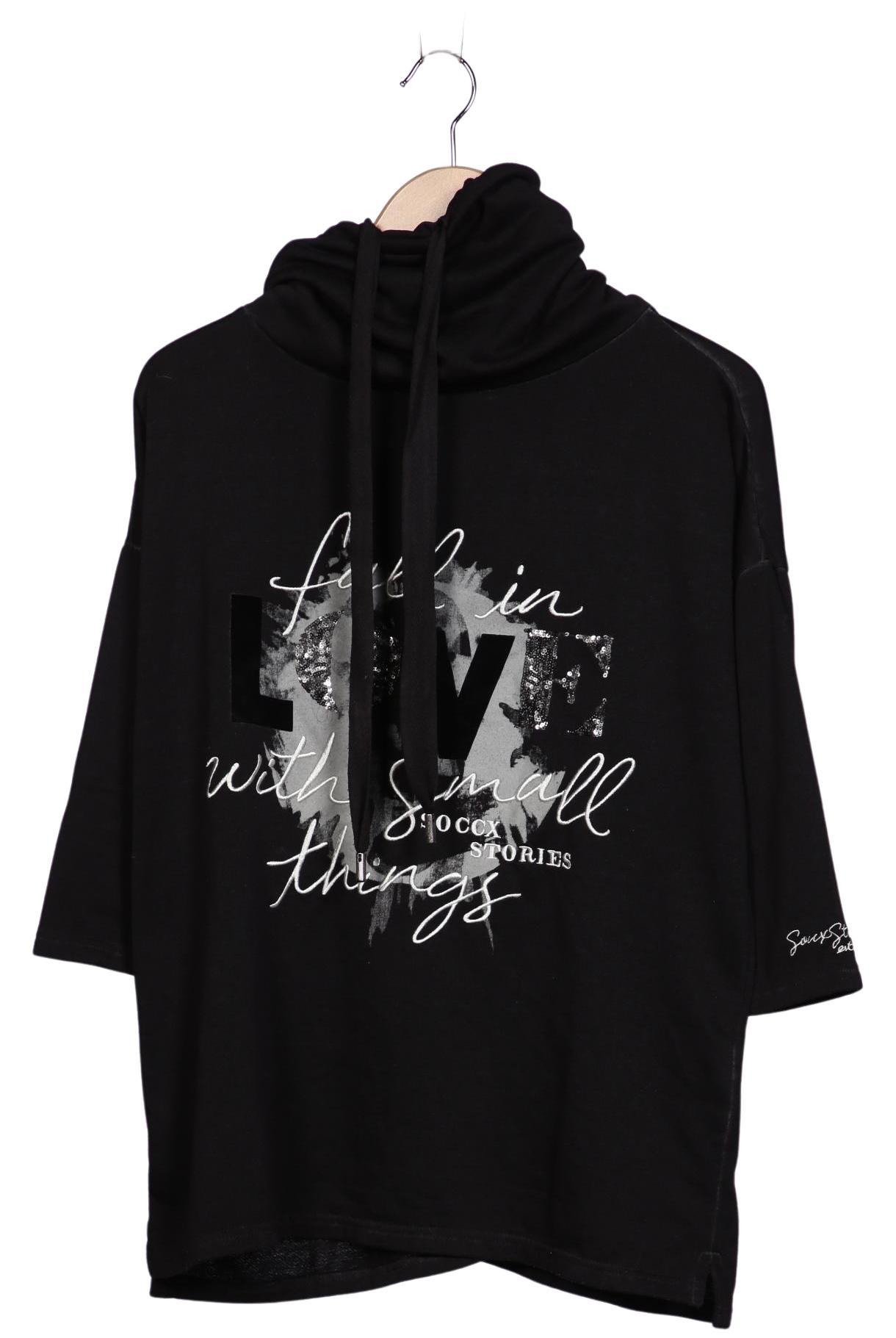 

Soccx Damen Sweatshirt, schwarz, Gr. 38