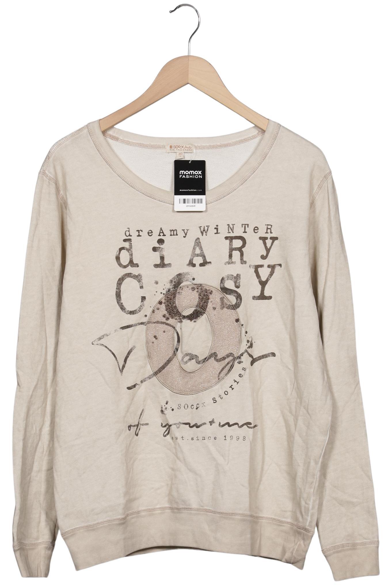 

Soccx Damen Sweatshirt, beige, Gr. 40