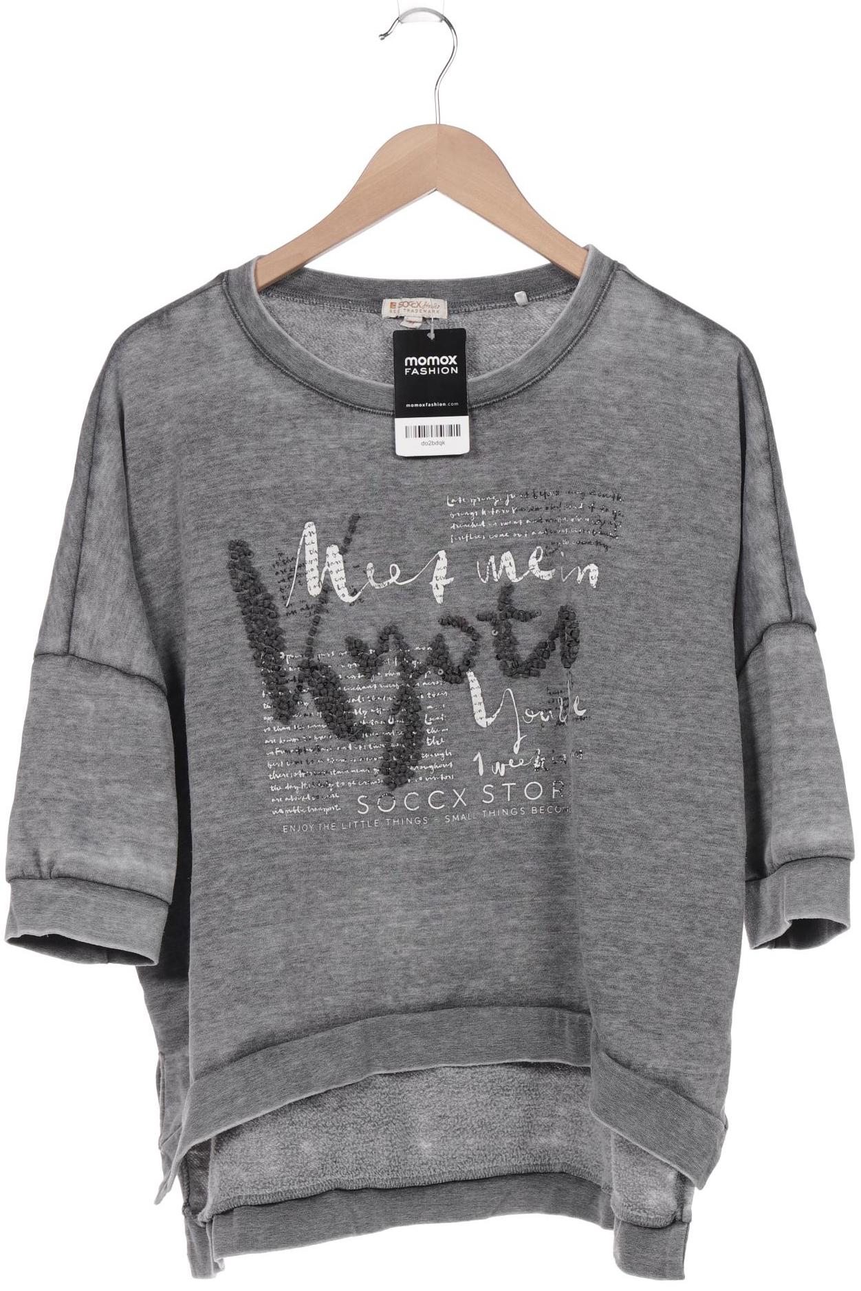 

SOCCX Damen Sweatshirt, grau