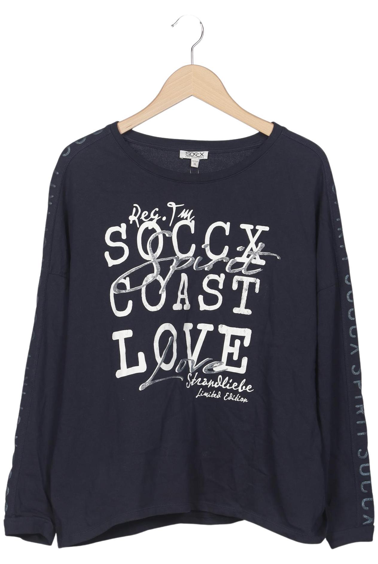 

Soccx Damen Sweatshirt, marineblau, Gr. 44