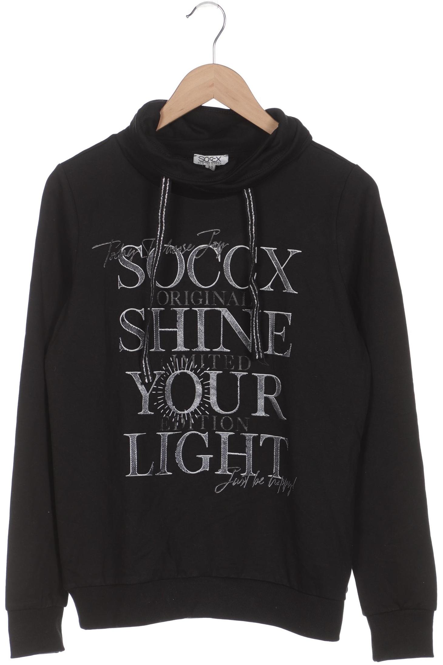 

Soccx Damen Sweatshirt, schwarz, Gr. 38