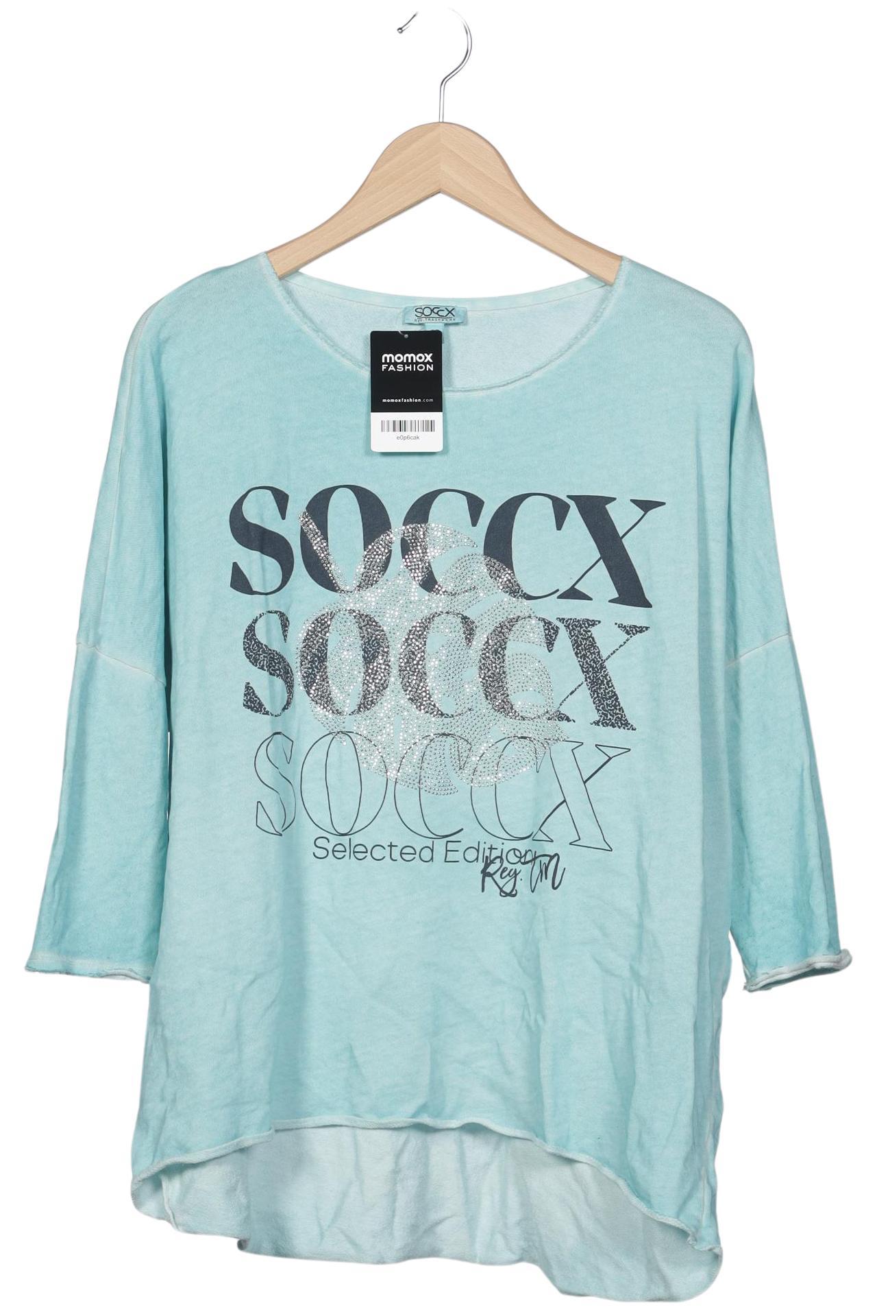 

Soccx Damen Sweatshirt, hellblau, Gr. 38
