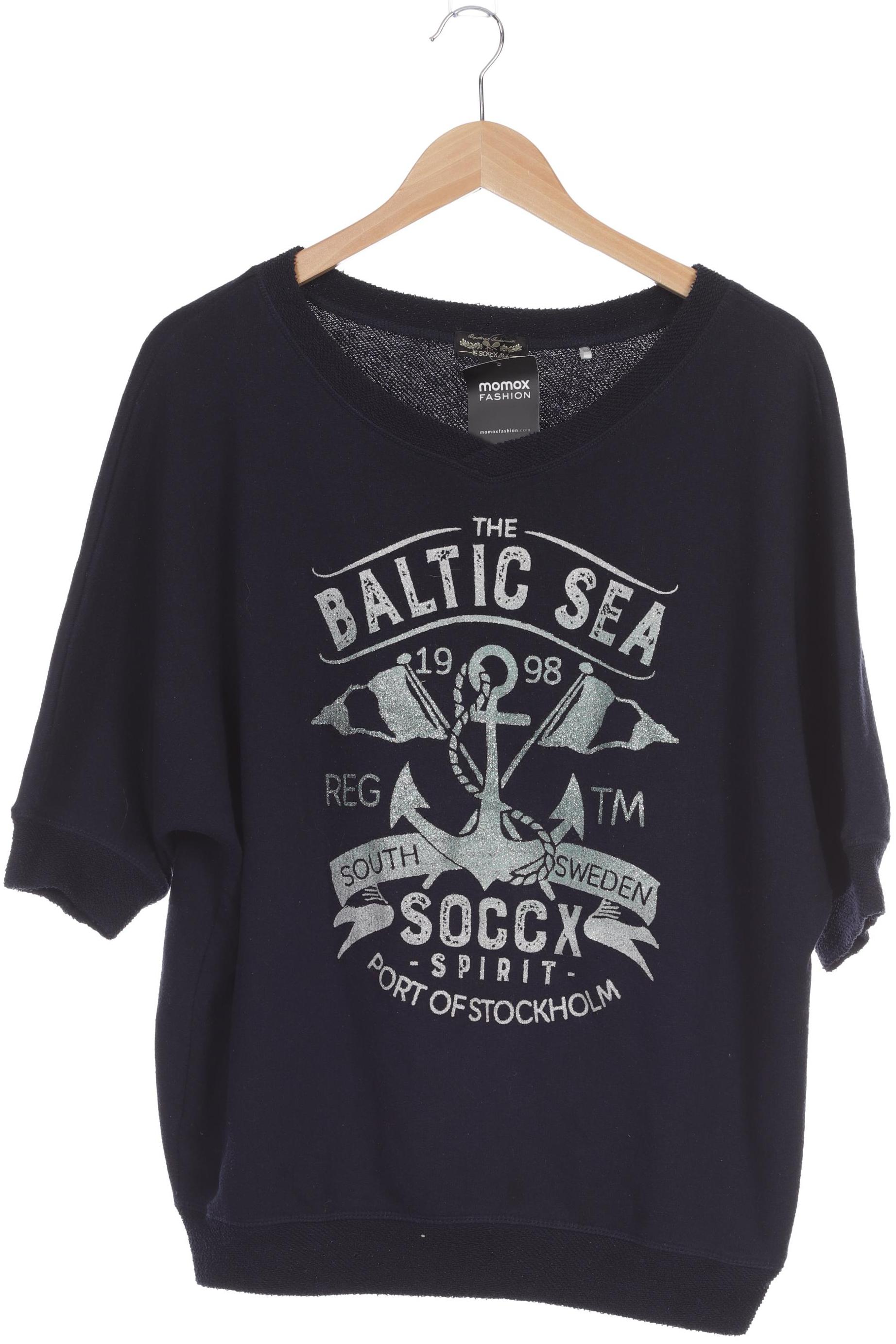 

Soccx Damen Sweatshirt, blau, Gr. 38
