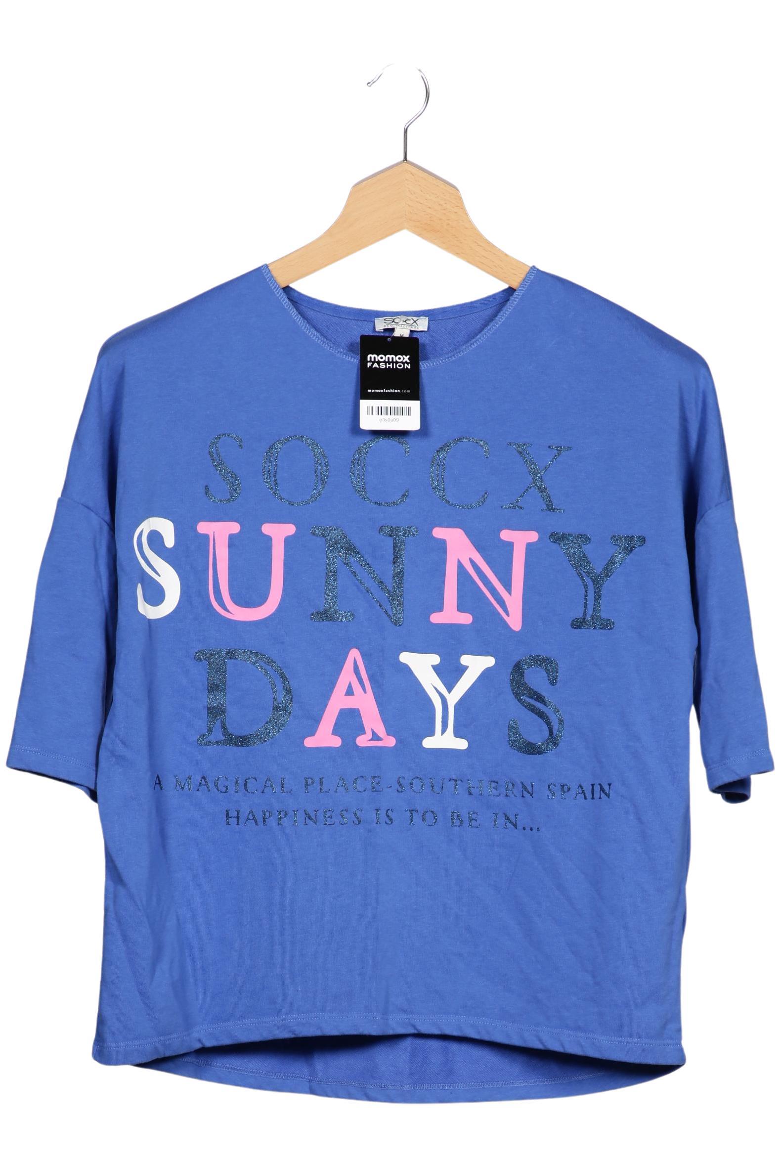 

Soccx Damen Sweatshirt, blau, Gr. 38